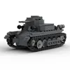 Jouets de transformation Robots Seconde Guerre mondiale Allemagne SdKfz 101 Panzer I Char léger BKM Liens à voie large unique Chars militaires Armée Minifigs Blocs de construction Jouets 231010