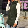 Damesjassen Winter Fleece Vest Jassen Dames Dikke Warme Mouwloze Jas Pluche Kapmantel Kasjmier Vest Outerwears Veste Femme