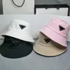 Summer Designer Fashion Bucket Hat For Man Women Women Street Bonnet Cap Emitted Caps 9 Nine Color with Letters Triangle Etikett Tyg 2062