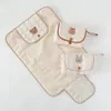Тканевые подгузники Портативный детский подгузник для пеленания Моющийся матрас для новорожденных Пеленки для смены подгузников Коврик для коляски Складной водонепроницаемый лист 231006