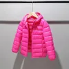 Down Coat Children 2-14 years old down cotton jacket clothes for boys girls cotton padded clothes kids fleece hooded coats P5076 231010