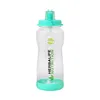 Varış 1000/2000ml bpa ücretsiz gri gül kırmızı portatif herbalife beslenme plastik spor yürüyüş fitness saman su şişesi