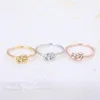 2016 New Arrival Min 1pc-gold silver rose gold Infinity Knot Ring Heart knot rings for women EY-R022248j