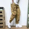 Men's Pants 2023 Japanese Streetwear Plus Size Thin Cargo Men Clothing Jogging Casual Joggers Korean Khaki Trousers