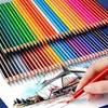 Crayon XREN Professional 72 Color Colored Pencil Set Wooden Oil Based Lead Paint Sketch Art Student Designer Kids Stationery Gift 231010