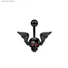 Andra modetillbehör 5-delad uppsättning av Halloween Bat BellyButton Rings Gothic Dark Belly Button Rings Halloween Skull Head Button Studs Belly Piercing Q231011