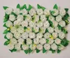 파티 장식 3D 디자인 꽃 벽 인공 장미 꽃 패널 웨딩 배경 장식 홈 크리스마스 중앙 장식품