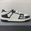 Lederschuh Designer Vielseitig Skel Mens Edition Sneaker Schuhe Amiiri Original 2023 Chunky High Top Low Bone Casual Board Eljs