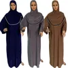 Abbigliamento etnico Ramadan Donne musulmane Abito lungo con cappuccio Abaya Dubai Turchia Caftano Abito arabo islamico Jilbab Abito da preghiera