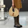 Słomkowe torby hobo designer torby pod pachami Kobiety luksusowe torebki torebka plażowa torba torebka