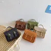 Handbags England Style Kids Luxury Designer Vintage Leather Handbag Toddler Little Girls Mini Cute Crossbody Purse 231010