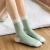 Skarpetki dla kobiet 2023 S Cotton Soft Cartoon Cute Print Kawaii Crew Christmas Japan Style Harajuku Streetwear Long Sock