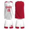 Men's Tracksuits Personalized Customization Men Basketball Uniform Club Team Jersey Set Quick Drying Boys' Shirt Sports Tank Top