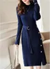 Robes décontractées tricot robe moulante col rond automne hiver élégant manches longues mode coréenne anniversaire pour les femmes de luxe 2023