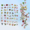 Images colorées100pcslot Styles conceptions mixtes médaillon flottant breloque en alliage breloques pour verre vivant médaillons bijoux DIY2024213