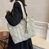 Totes Handtaschen Arbeit Freizeit Daunentasche Damen Umhängetasche Herbst Winter Linghetuo Ins große Kapazität Student Class Bag