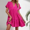 Casual Dresses Women Mini Dress Loos