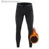 Roupa íntima térmica masculina de inverno, roupa íntima térmica masculina de lã, leggings, calças compridas quentes, calças de compressão térmica, bot, roupas masculinas 3XLL231011