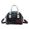 Borse a tracolla Borse da donna firmate da donna Shopping Borse a tracolla Graffiti e borsa di lusso 2023 Borsa con conchiglie in pelle PU per