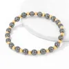 Energy 6/8/10mm Hematite stone Beaded Elasticity Bracelet for Women Men Business Jewelry