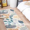 Tapis de sol de Style ethnique bohème, tapis de chevet de chambre à coucher, en coton et lin, pour canapé, avec pompons, 231010