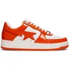 Designer Nigo Apes Sta Low Running Shoes Tubarão Preto Branco College Dropout França Couro Laranja Pastel Rosa ABC Camo Verde Mens Mulheres Esportes Sapatilhas A12