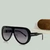Moda Tom okulary grube okrągłe rama FT0836 Ogromne okulary przeciwsłoneczne dla kobiet przezroczyste soczewki luksusowe jakość projektantów okularów przeciwsłonecznych Forda Oryginalne pudełko