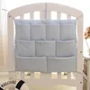 Bedding Sets Candy Colors Nursery Hanging Storage Bag Baby Cot Bed Crib Organizer Toy Diaper Pocket for born Set 5848cm 231011