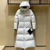 Designer Mid-Long Version Cotton Padded Women's Jacket Coat Winter Thick Warm Coat Women's Windproect Street Casual Coat