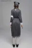 Theme Costume Autumn 0906 Women's Mid Length Dress Dark Gloss Halloween Come Horror Zombie Vampire Nurse Game Role Playing Show Makeup Room T231011