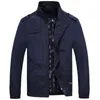 Mensjackor Spring och Autumn Casual Jacket Vertikal krage Arbeta Solid Color Shoulder Badge Flying Suit Thin Ytterplagg 231011