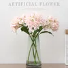 Dekorativa blommor heminredningar hortensia siden för bröllop brud baby shower livtro mittpiece blommor konstgjorda