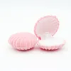 Scatole di gioielli 1 pz 5 colori rosa conchiglia bella velluto matrimonio anello di fidanzamento scatola per orecchini collana braccialetto display supporto regalo 231011