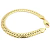 Solid Fashion Bracelet 18k Yellow Gold Filled Herringbone Mens Bracelet Chain288f