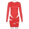 Casual Dresses Mesh Patchwork Bodycon Mini Dress Women Sexig O Neck Long Sleeve Slim Night Clubwear Party Fashion Boutique Outfits