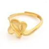 Cluster Rings Weddings Party For Women Plant Shape Finger Ring Jewelry Gifts 2023 Items