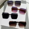 Sunglasses Frameless Square Summer Women Leisure Street Shooting Sun Glasses Fashion Sunshade Eyewear UV400 Gafas De Sol