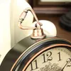 Horloges de table Réveil Rétro Montre Petit Bureau Américain Décor À La Maison Salon Décoration Bureau