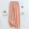 Women's Sleepwear Women Soft Sweet Spring Sleep Bottoms Pantalone Cotton Ladies Pants Home 2023 Female Pyjama Summer Pajama