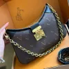 Designer klasyczny Twinny Crossbody Bag francuski stary kwiat luksusowe kobiety skórzane rogowe torby na ramiona wysokiej jakości panie nowa gruba łańcuchowa torebka torebka pod pachami