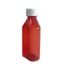 Leere Sweeter High Infused 1000mg 100ml Hustensaftflasche, kaw und getrunkener Saft in der sauberen Sirup-Ahornverpackung