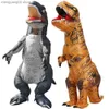 Tema traje cosplay raptor T-REX dinossauro vem carnaval dino mesa vem festa de halloween terno engraçado dos desenhos animados desempenho roupas t231011