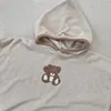 Asciugamani Accappatoi 0-4Y Asciugamano da bagno per neonato nato Baby Girl Boy Accappatoio con cappuccio Coperta da spiaggia per bambini Beach Spa Asciugamano da bagno per bambini ad asciugatura rapida 231006