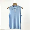 Damenwesten Naizaiga 85 % Wolle 10 % Seide 5 % Kaschmir POLO-Kragen rosa weiß blau lila Slim Damen Pullover Weste Pullover NY37 231011