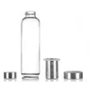 Transparent 500 ml Glass Drinkware Bottle With Tea Infuser Siler and Protection Hleeve 303q