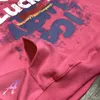 Men's Hoodies Sweatshirts Lucky 777 Pink Hoody Men's Women's Symbol Print Oversized Hoodie Men Sweatshirts T231011