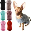 Hondenkleding Puppytruien voor kleine middelgrote honden Kattenkleding Winter Warm huisdier Coltrui Chihuahuavest Zacht Yorkie-jas Teddyjack 231011