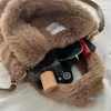 Sacs à bandoulière en peluche mignon, sac simple, sac à main imprimé de couleur unie, sac à dos d'école pour enfants, jouets cadeaux pour enfants