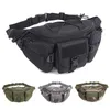 Outdoor Bags Sac de taille en plein air hommes tactique étanche Molle Camouflage chasse randonnée escalade Nylon téléphone portable ceinture Pack sacs de Combat 231011