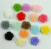 Pendentif colliers en gros 50 pièces diverses couleurs Rose fleur forme acrylique perles Bracelet collier bijoux résultats 20mm 50 pièces/sac sans trou